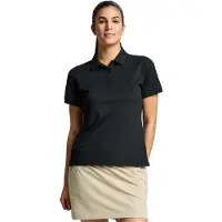 Slam Active Tech Pique Uv Short Sleeve Polo Noir L Femme