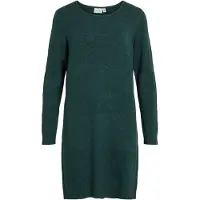 Vila Ril Long Sleeve Dress Vert 2XL Femme