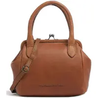 Chesterfield Cuir sac à épaule bandoulière sac à épaule Chili Shoulderbag Cognac marron clair