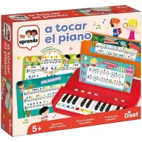 Diset I Learn To Play The Piano Multicolore Enfants
