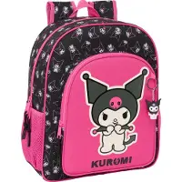Hello Kitty Kuromi 15l 32x43x14 Cm Backpack Noir,Rose Enfants