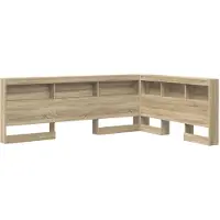 vidaXL Tête de lit de rangement, bois imitation chêne Sonoma