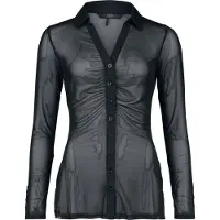 Killstar Chemise manches longues Gothic de - After The After Mesh Shirt - XS - XXL - pour Femme - noir - Taille M