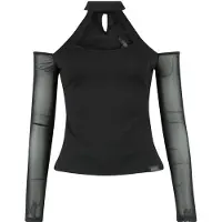 Killstar T-shirt manches longues Gothic de - Only Consolation Long Sleeve Top - XS - 4XL - pour Femme - noir - Taille L
