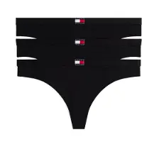 Tommy Hilfiger Uw0uw06139 Thong 3 Units Noir M Femme