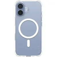 CARE by PanzerGlass Étui tendance Samba avec MagSafe pour Apple iPhone 17 - Clear / White