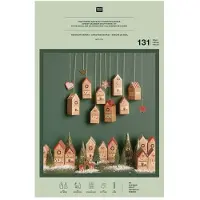 Sonstige Verlage Kit de création de calendrier de l'Avent "Marché de Noël", Mix