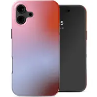 Selencia Coque arrière Vivid avec MagSafe pour Apple iPhone 16 - Gradient Soft Blush