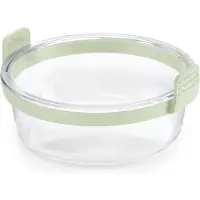Lékué Panier rond en verre pour friteuse à air chaud