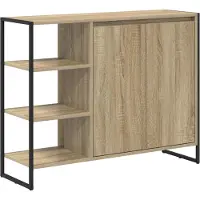 vidaXL Armoire latérale Sonoma 96,5 x 30 x 75 cm Bois composite