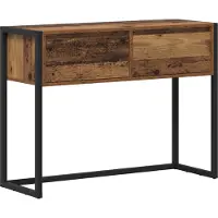 vidaXL Table d'appoint Bois Ancien 100 x 36 x 75 cm Bois d'ingénierie