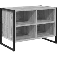 vidaXL Cabinet à chaussures avec stockage Gris Sonoma 60 x 35 x 44 cm