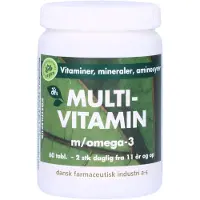 Berthelsen Naturprodukter - Multivitamin Med Omega 3 60 stk.