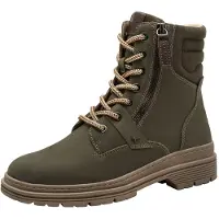 Tamaris Bottines à lacets olive