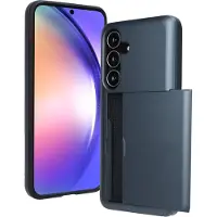 IMoshion Coque arrière avec porte-cartes Samsung Galaxy S25 FE - Bleu foncé