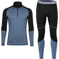 Snowleader - Première couche technique Laine Merinos - Pack Merino Men Slate en Laine