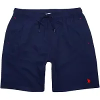 U.S. POLO ASSN. Shorts de bain bleu marine / rouge