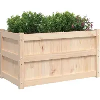 vidaXL Jardinières 2 pcs bois de pin massif