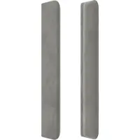 vidaXL Tête de lit avec oreilles vert foncé 203x16x118/128 cm velours