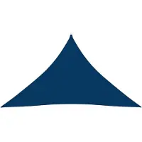 vidaXL Voile de parasol tissu oxford triangulaire 2,5x2,5x3,5 m bleu