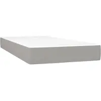 vidaXL Matelas à poches pour enfants, gris clair, 80X160 cm, tissu Lumarko !