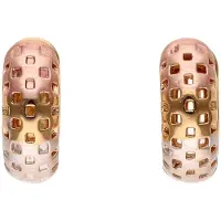 Gaya Boucles d'oreilles or / or rose / argent