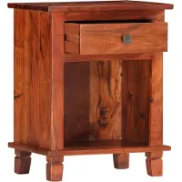 vidaXL Table de chevet 40 x 30 x 50 cm Bois d'acacia massif