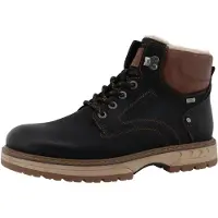 Tom Tailor Bottines à lacets marron / noir