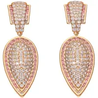 Gaya Boucles d'oreilles or / rose