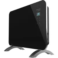 Cecotec Convecteur en Verre Ready Warm 6670 Crystal Connection. Contrôle par WiFi, Thermostat Réglable , Minuterie, Pieds