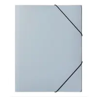 Pagna Eckspannermappe "Pastell eco", DIN A4, PP, pastellblau für Dokumente im Format A4, aus langlebigem