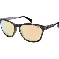 Italia Independent I SPORT MOD 111, lunettes de soleil unies, motif camouflage, couleur sable, dimensions : 53/18/135