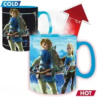 The Legend of Zelda Mug Gaming de - Zelda & Link - Mug Magique - pour Indifférent - multicolore - Taille Standard