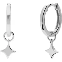 Lucardi Boucles d'oreilles 'Stern' argent