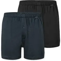 Schiesser Boxers 'Basic' marine / noir