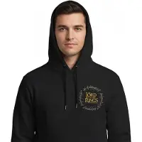 The Lord Of The Rings Sweat-shirt à capuche de - Map - S - XXL - pour Homme - noir - Taille S