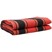 vidaXL Tissu de remplacement pour store, orange et noir, 1000 x 160 cm, polyester