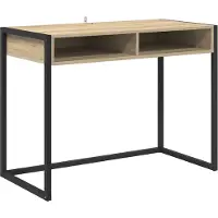 vidaXL Bureau , placage bois Sonoma, 100 x 50 x 75 cm