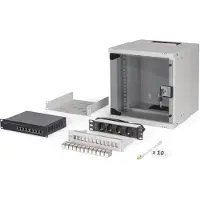 Digitus DN-49100-SET Netzwerk-Set 254 mm (10") - 6HE, 312x300 mm (BxT) gr