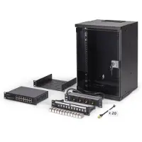 Digitus DN-49103-SET Netzwerk-Set 254 mm (10") - 9HE, 315x300 mm (BxT) sw