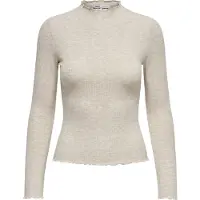 ONLY T-shirt 'ONLEmma' beige chiné