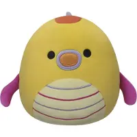 Squishmallows Jazwares SQK3440 ; SQCR05375 - 19 cm (7,5") - Série 18 - 07 - Leif l'hippocampe jaune