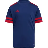 Adidas T-Shirt fonctionnel 'Squa25' bleu marine / rouge feu