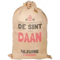 Yoursurprise Sac en Jute personnalisé - Saint-Nicolas