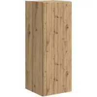 vidaXL Armoire TV murale Artisanat d'art Chêne 30 x 31 x 80 cm