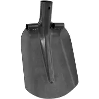 vidaXL Tête de pelle Argent 33 x 21 cm Acier enduit de poudre
