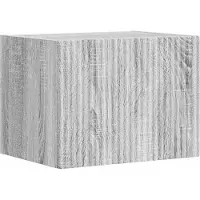 vidaXL Meuble TV mural Gris Sonoma 60 x 31 x 29.5 cm Bois d'ingénierie