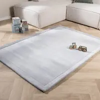 Little Olly Tapis de jeu lavable - Jip Gris | 80x150 cm | Rectangulaire |