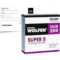 Wolfen Téléchargement du scan Color 200 Super 8, ISO 250-400 avec développement 2K