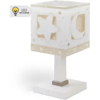 DALBER Lampe de table Moonlight lueur blanche dans le noir